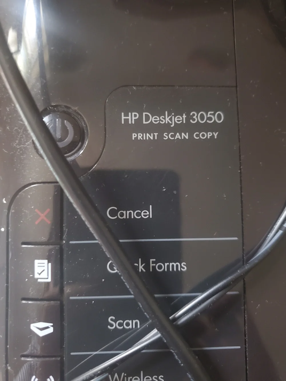 HP Deskjet 3050 Printer Versatile all-in-one printer. Has print, scan, and copy